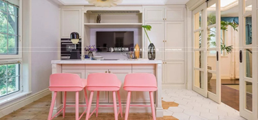 誰(shuí)說(shuō)廚房只能黑白灰？我家的廚房，是顏色不一樣的廚房，繽紛色彩開啟每一天的美好心情！