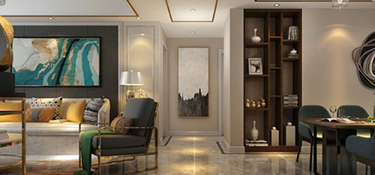 杭州新房裝修案例欣賞：北歐輕奢風(fēng)裝修效果圖