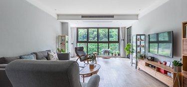 杭州180㎡北歐風(fēng)裝修，以原木為核心，回歸生活該有的樣子