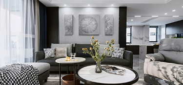 杭州120㎡現(xiàn)代簡約風(fēng)格裝修案例，簡約的高級感不就如此!