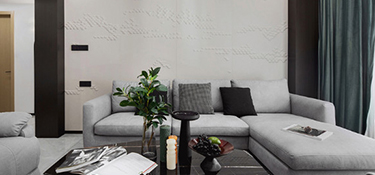 杭州131㎡現(xiàn)代風(fēng)格裝修案例，打造出簡練、清爽的居住空間