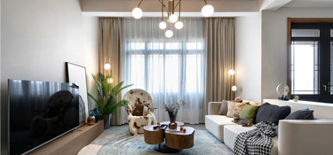 『設(shè)計(jì)』超大630㎡現(xiàn)代輕奢風(fēng)民宿，春天的綠和抒情的黃，構(gòu)造不一樣的清新世界！