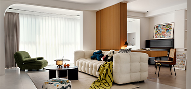 杭州獨(dú)城名邸裝修---慢生活的極簡原木風(fēng)