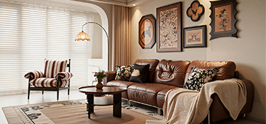 120㎡復(fù)古風(fēng)，秋日氛圍感的小家