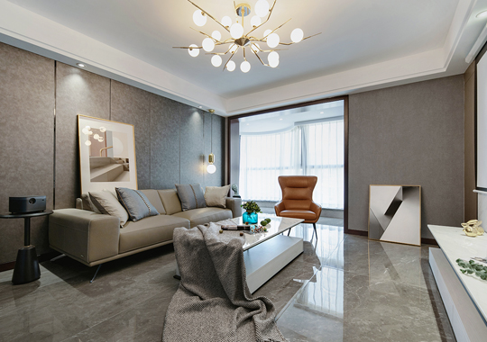 求是村 毛坯新房裝修 現(xiàn)代風格 120方