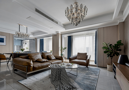 臨江花園 半包裝修  現(xiàn)代風(fēng)格 140方