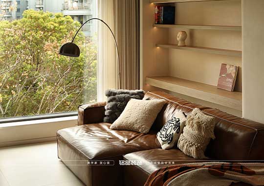 杭州運(yùn)新花苑裝修 公寓裝修 原木奶油風(fēng) 106平