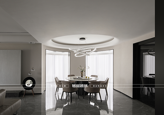 下沙觀瀾時代云邸裝修 現(xiàn)代簡約風 270平裝修案例分享