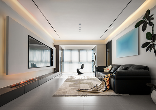 長虹南苑裝修 現(xiàn)代風格140平裝修案例分享