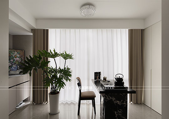 杭州楊樂(lè)府北區(qū)裝修 121平三室兩廳現(xiàn)代風(fēng)格裝修案例分享