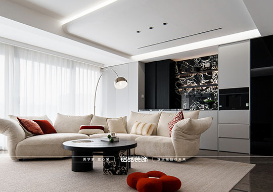 杭州宸光里裝修  133平四房?jī)蓮d 裝修案例