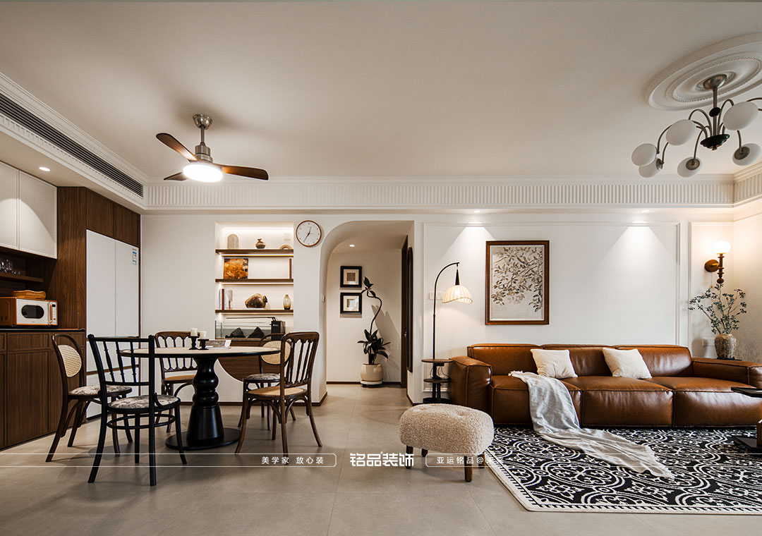 杭州上東臻品公寓裝修 150平中古風(fēng)裝修案例分享