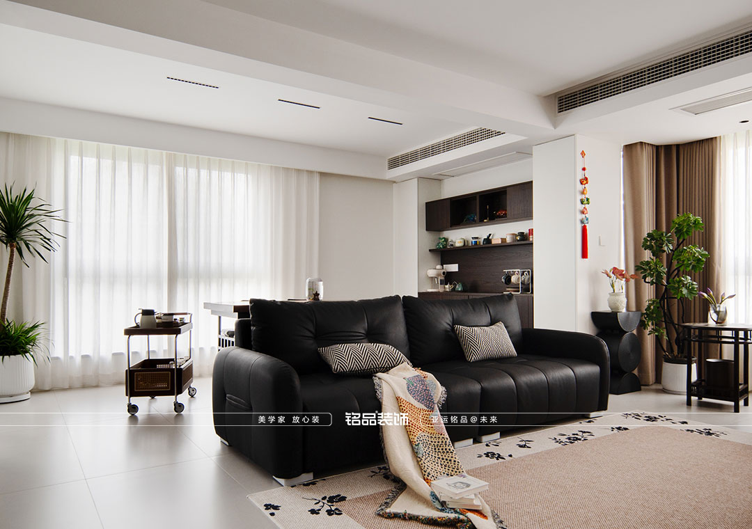 東新園望景苑裝修 120平美式復(fù)古風(fēng)格裝修案例分享