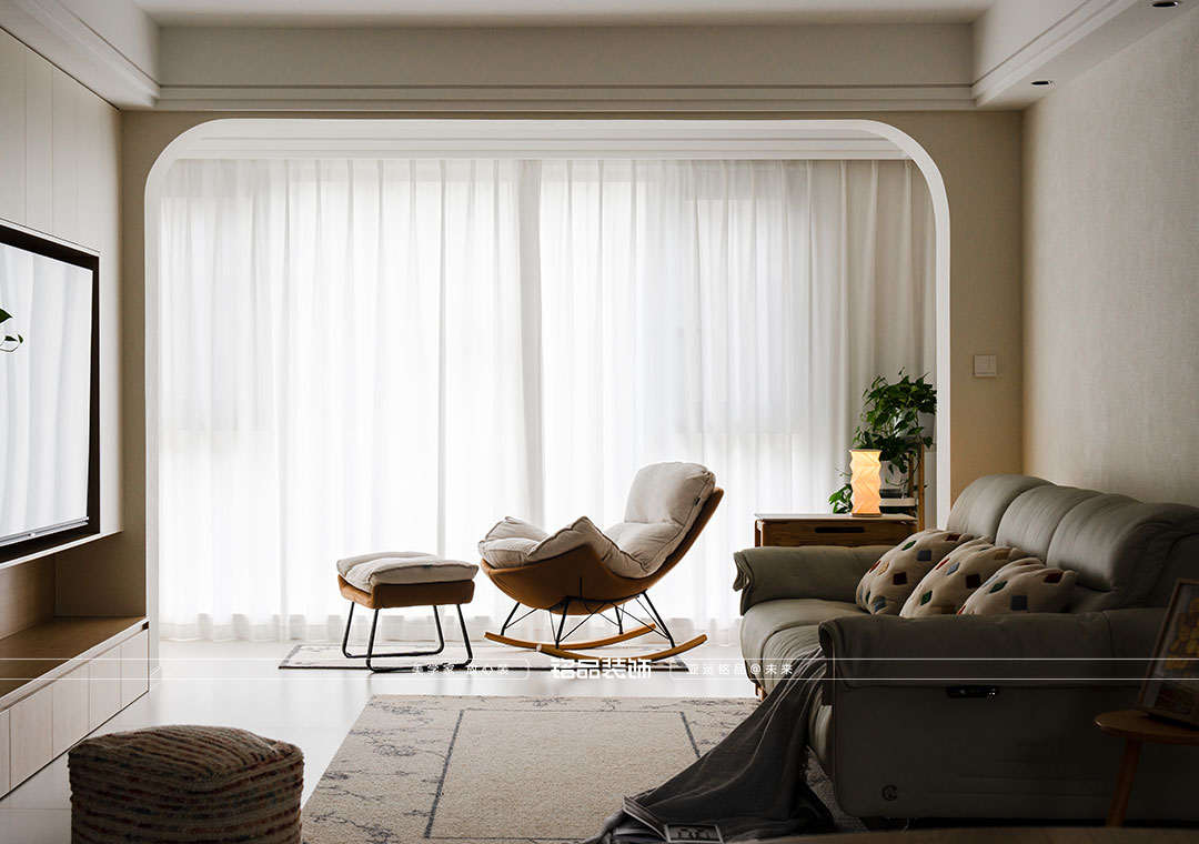 星繡府裝修 原木奶油風(fēng)格 170平裝修案例分享