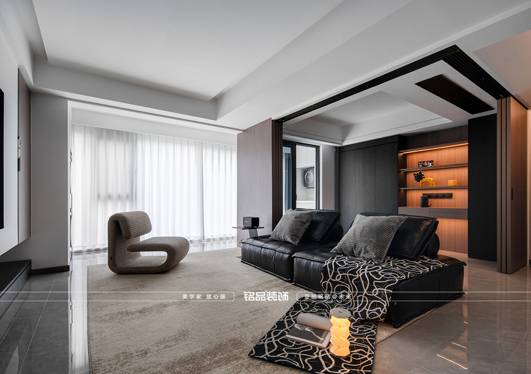 融信濱望雅庭裝修 100平現(xiàn)代 裝修案例分享