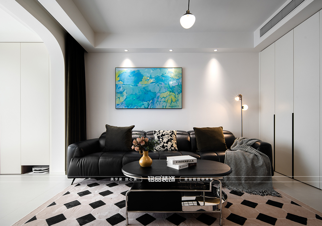 杭州德勝上郡 中古風(fēng)90平裝修案例分享