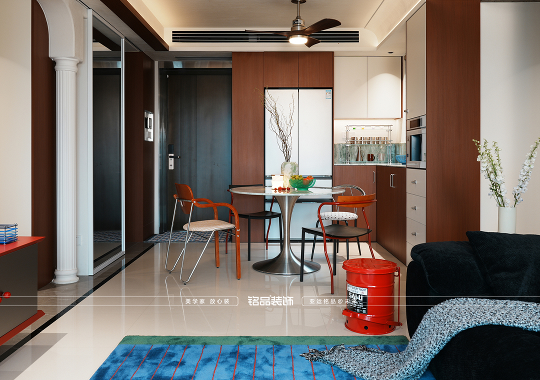 杭州金宸府裝修  109平包豪斯風(fēng)格裝修案例分享