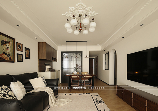 杭州才棲名居 奶油中古風(fēng) 89平裝修案例分享