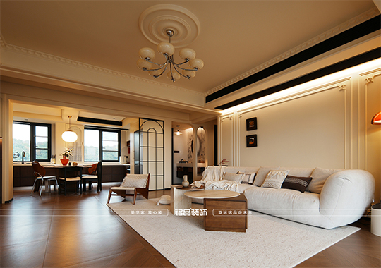 融澤府南區(qū) 中古風(fēng) 137平裝修案例分享