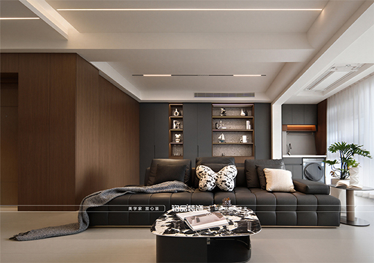 蘭溪保集瀾灣 139平意式輕奢風(fēng)格裝修案例分享