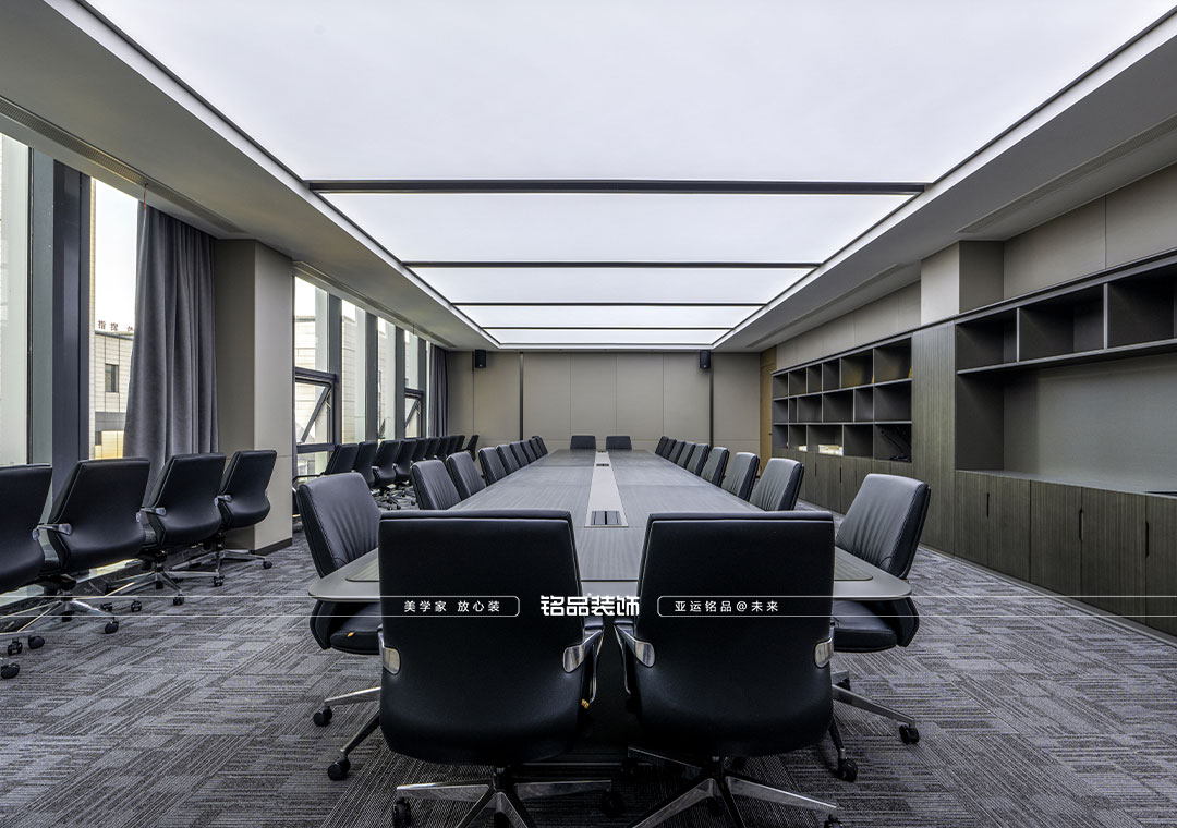 杭州皋亭股份經濟合作社辦公樓改造裝修 4784方現(xiàn)代風格裝修