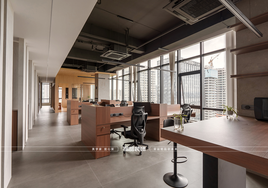 杭州辦公室裝修 杭州印B座辦公室 200平現(xiàn)代風格裝修案例