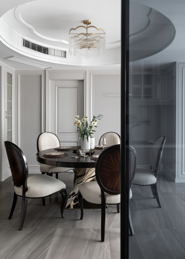 輕奢風(fēng)格餐廳裝修效果圖實例
