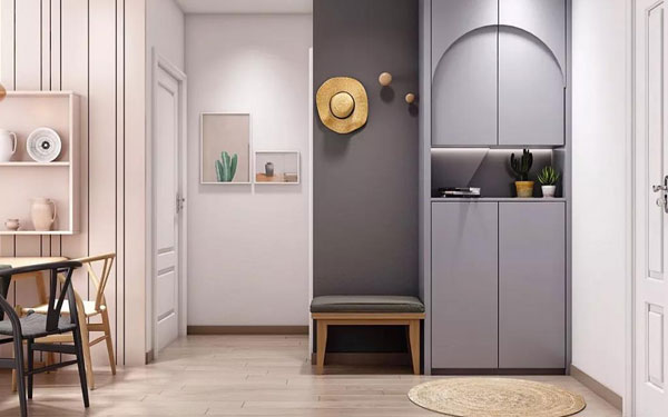 杭州現(xiàn)代簡(jiǎn)約入門玄關(guān)柜裝修怎么設(shè)計(jì)？